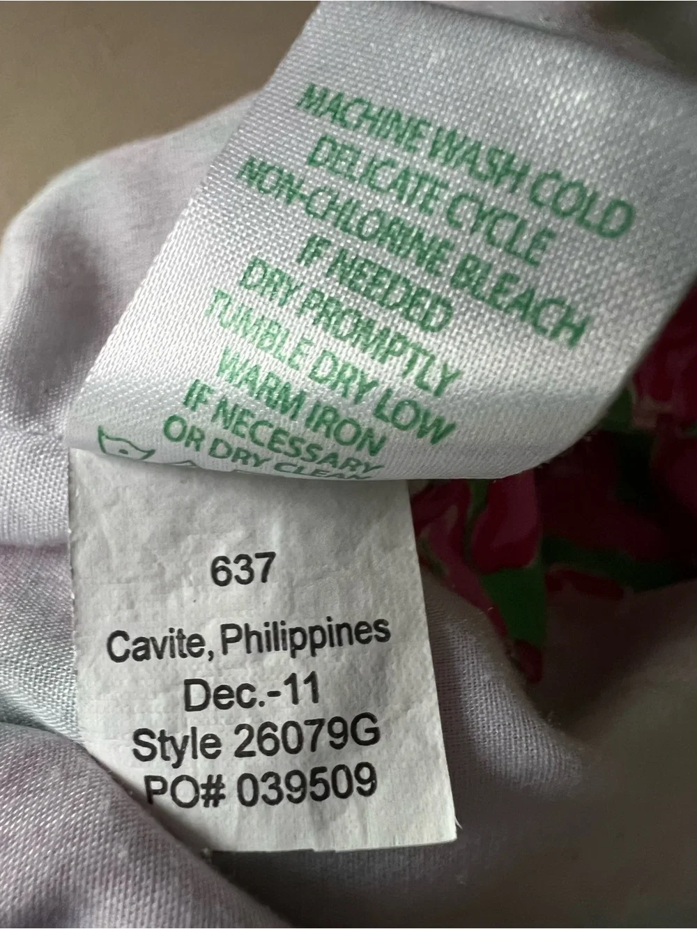 Lilly Pulitzer | Girls’ Pink & Green Butterfly Pattern Dress Size 8